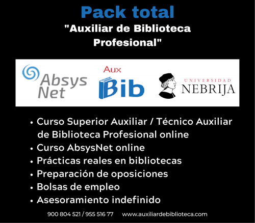 Pack Total Web Pack Total Academia Auxiliar de Biblioteca