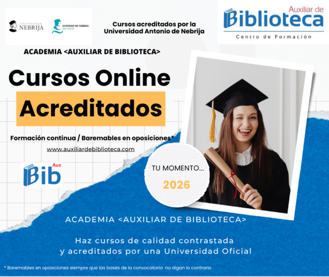 Cursos homologados biblioteca