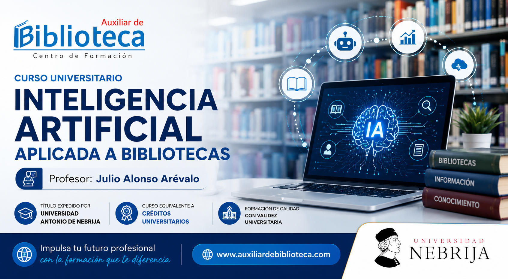 Inteligencia artificial en bibliotecas